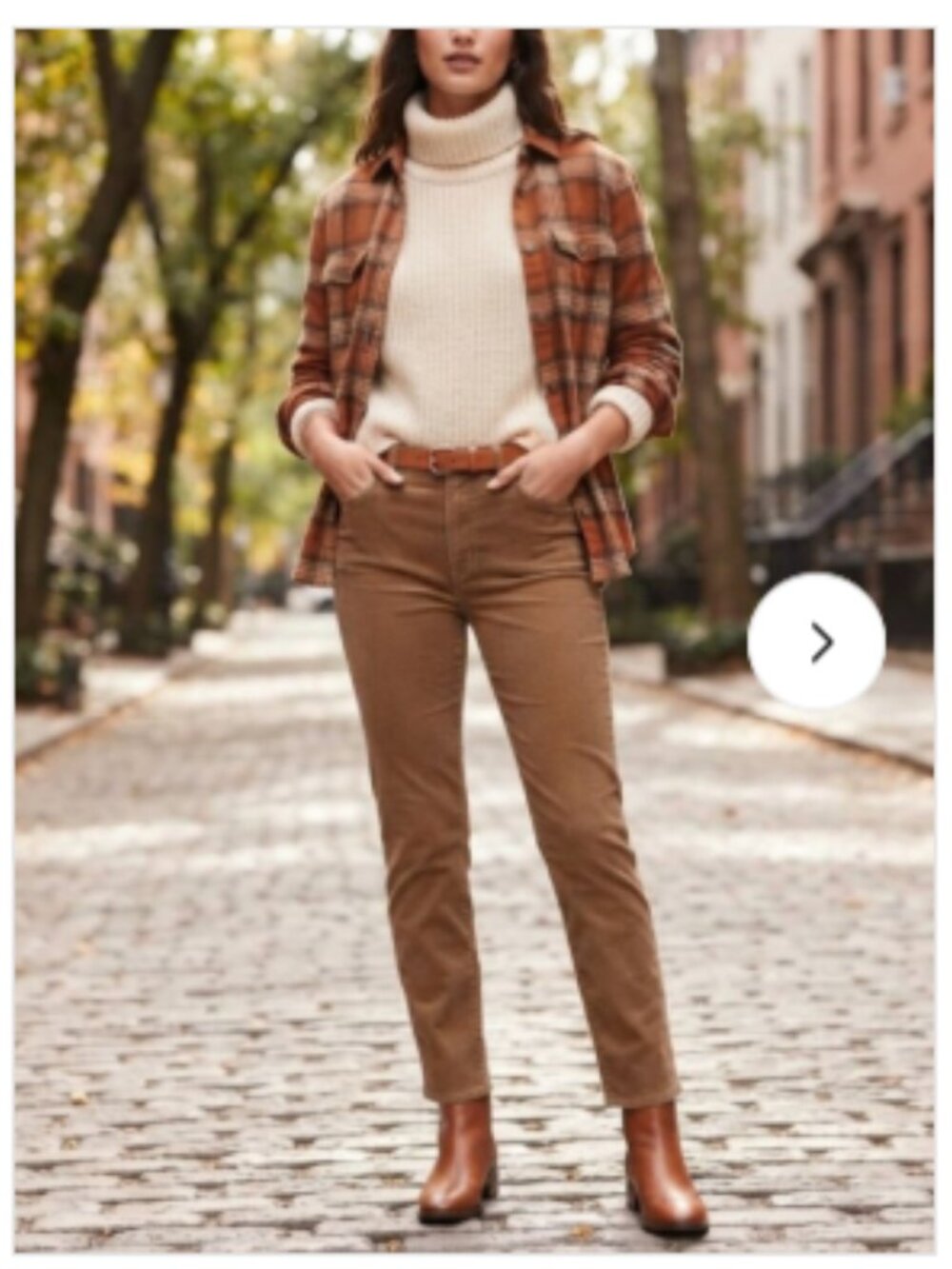 GAP "Vintage Slim High Rise" Brown Corduroy Pants Size 30l10R